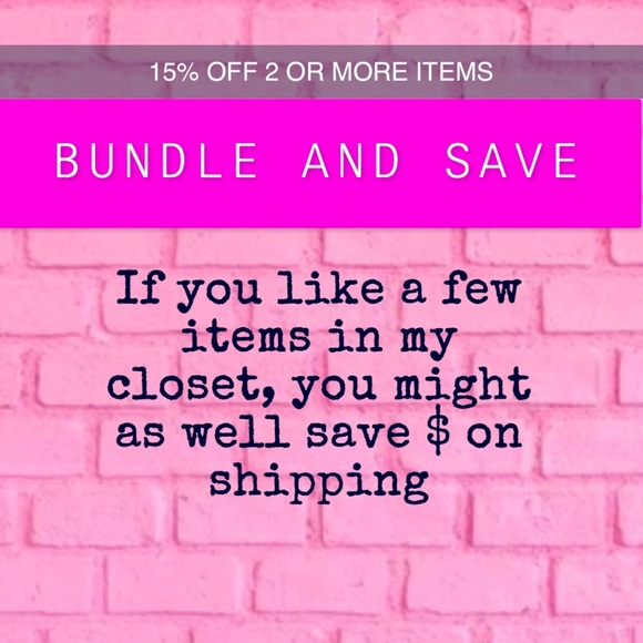 Bundle 2 or more items and save 15%!!! - Picture 1 of 1